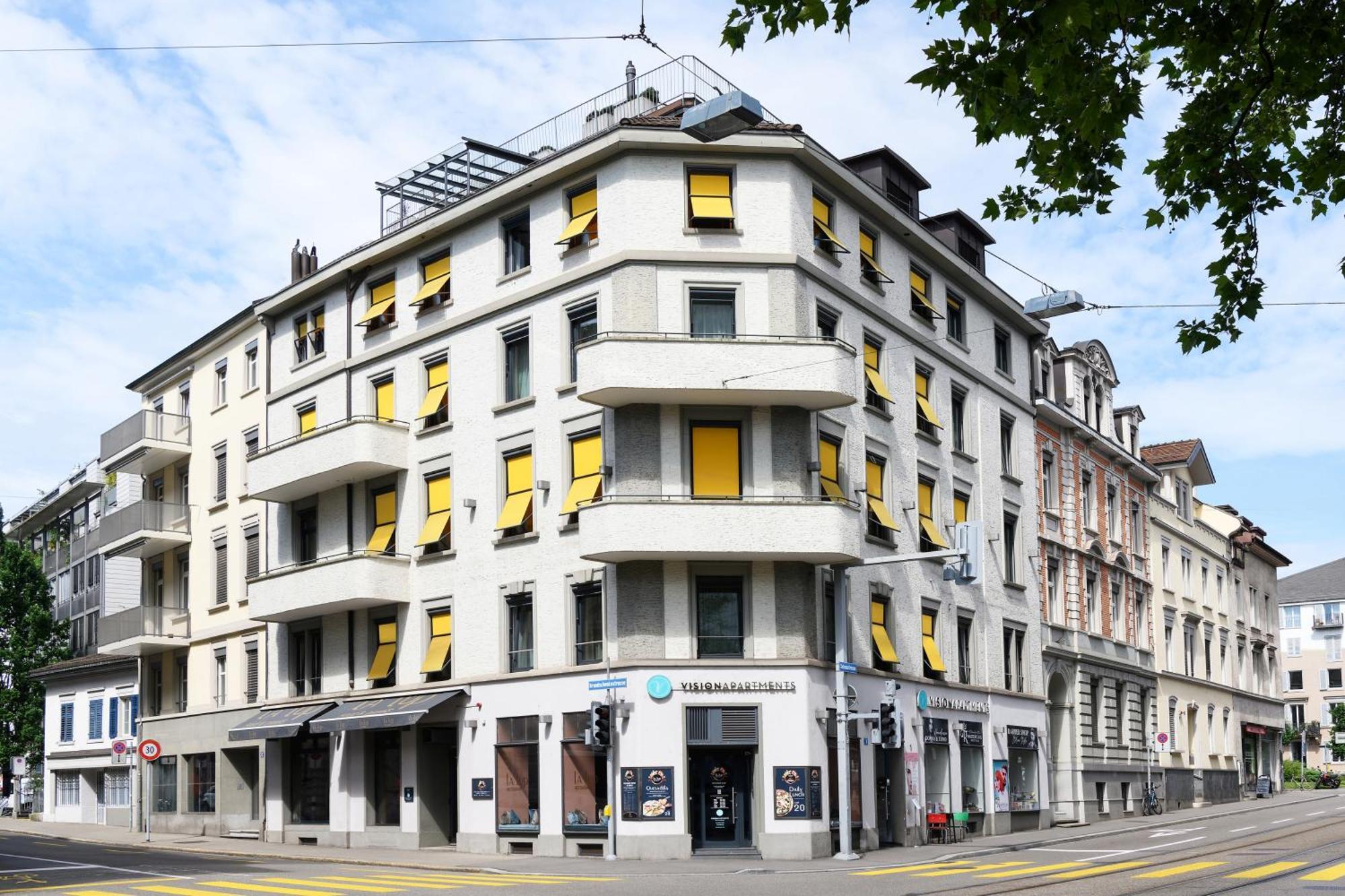 Visionapartments Brandschenkestrasse - Contactless Check-In Zürich Exteriör bild